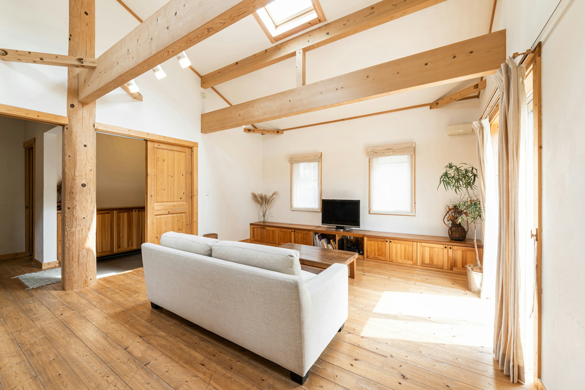 Living room in a country-style house